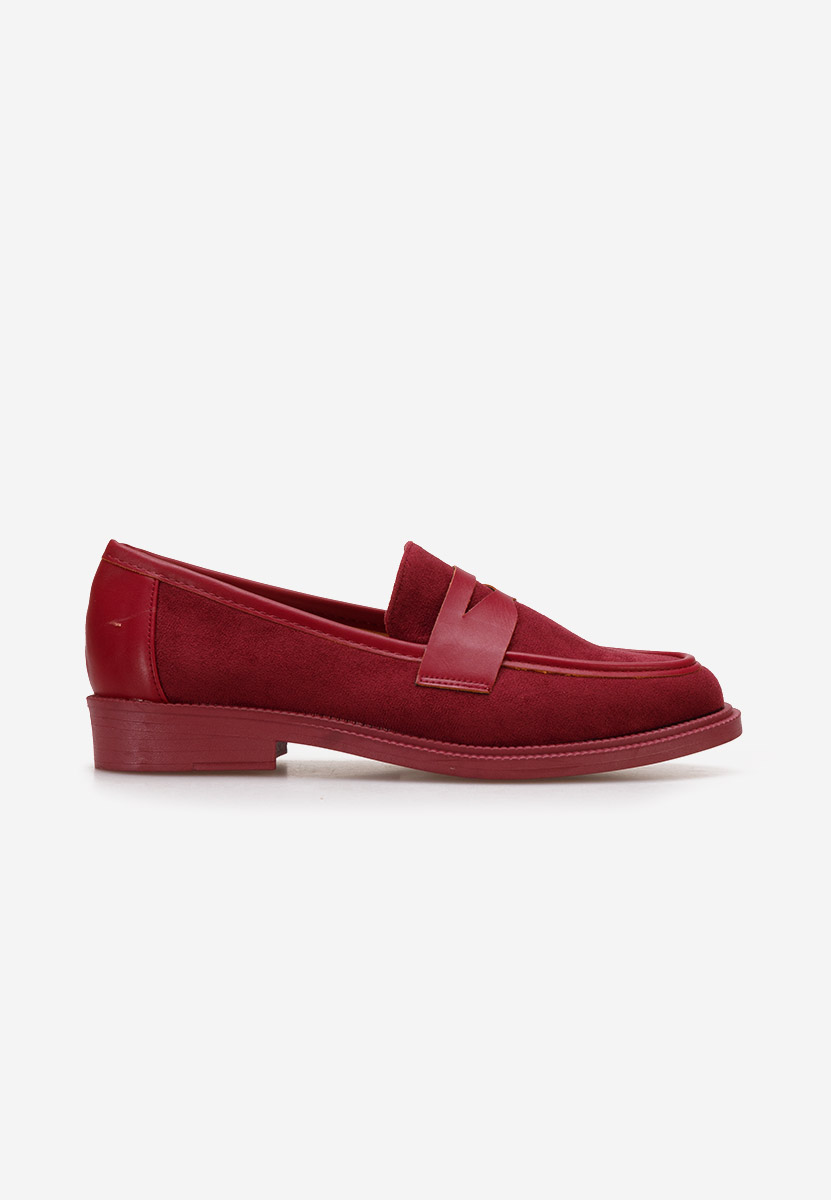  Loafer dama Canberra vinsko crvena