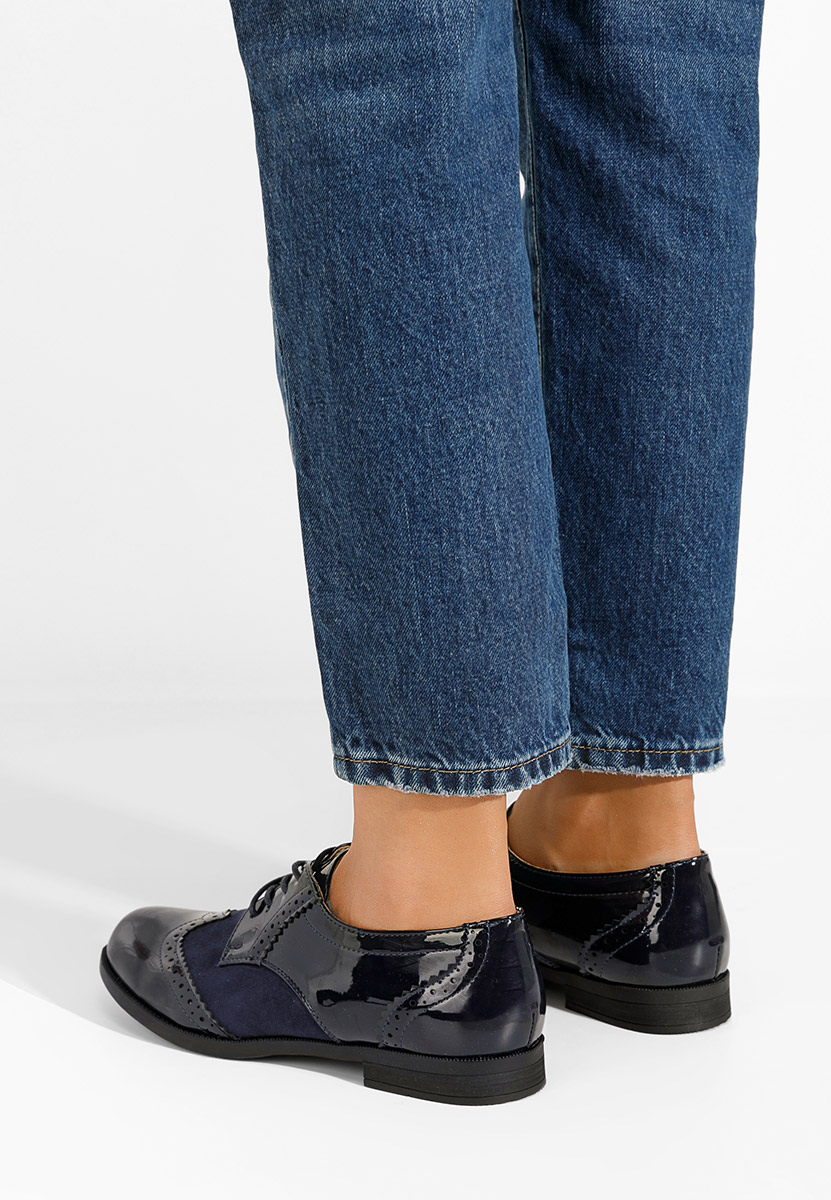 Ženske cipele oksfordice Bakera plavo navy