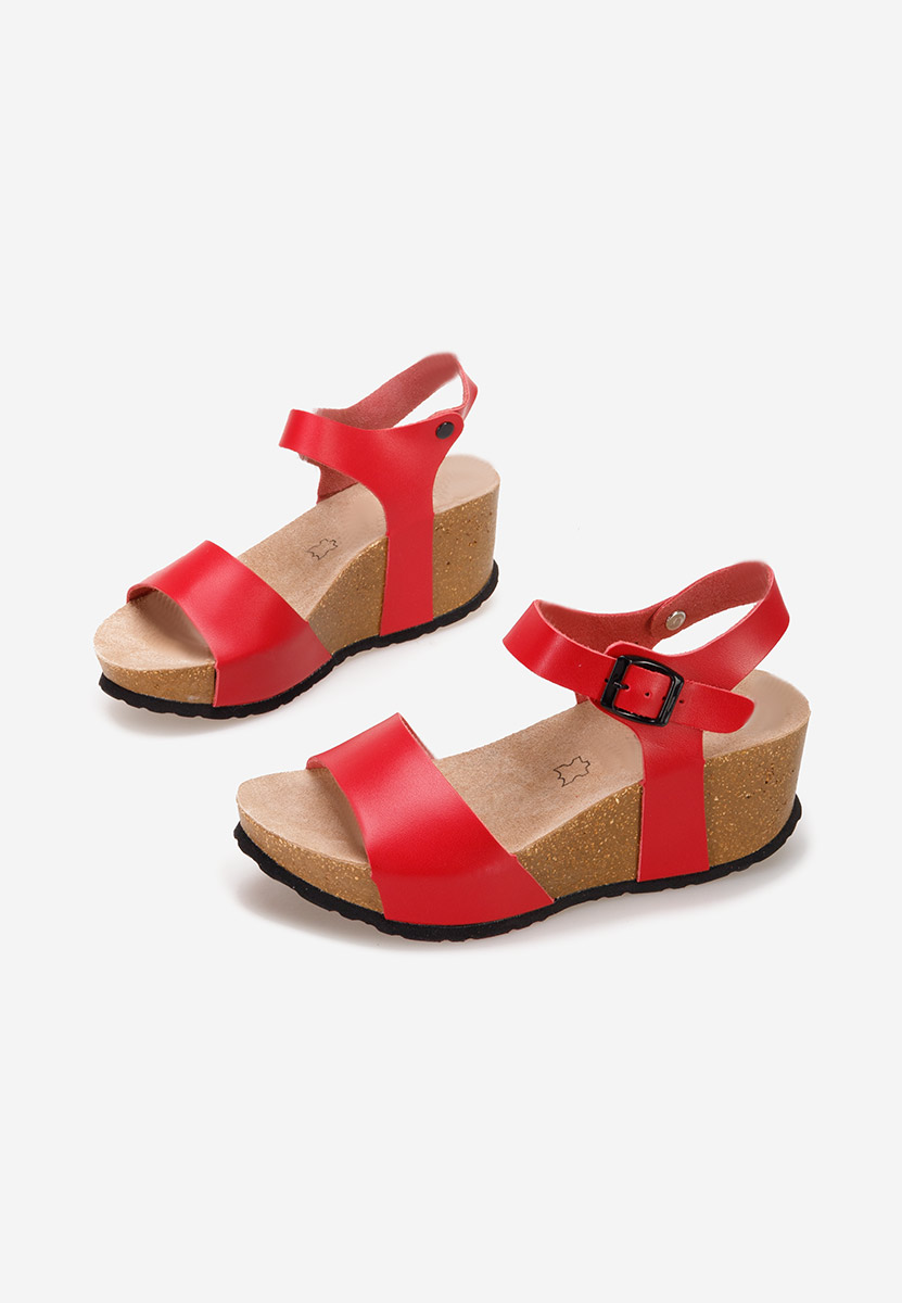 Sandale s platformom Evimea crveno