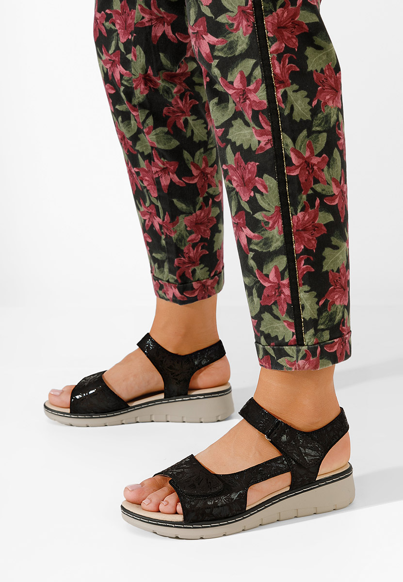 Sandale s platformom Alsanda crno