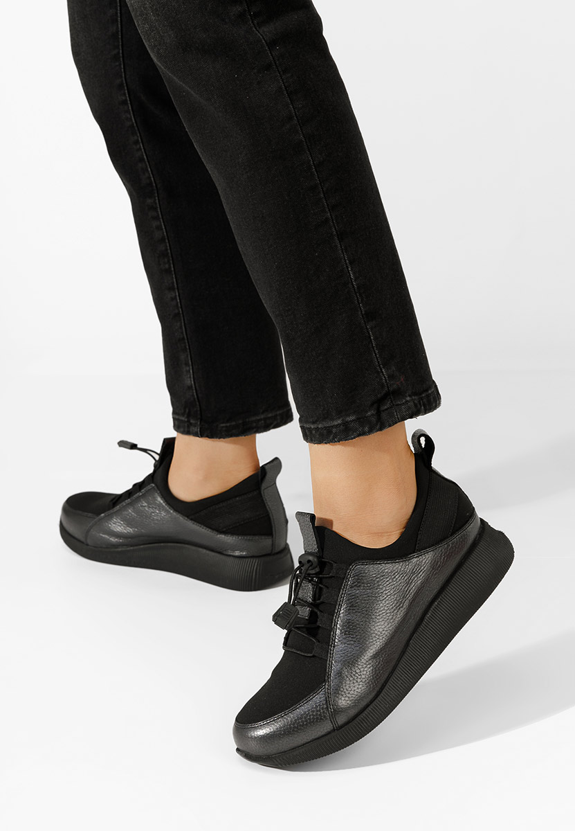 Cipele kozne casual Nemena V2 crno