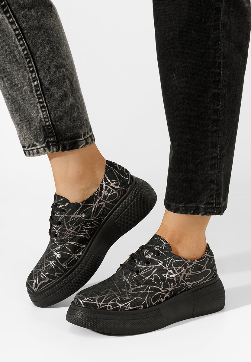 Cipele kozne casual Amelise V7 crno