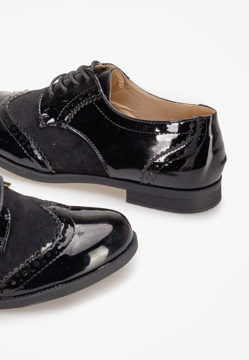 Ženske cipele oksfordice Bakera crno