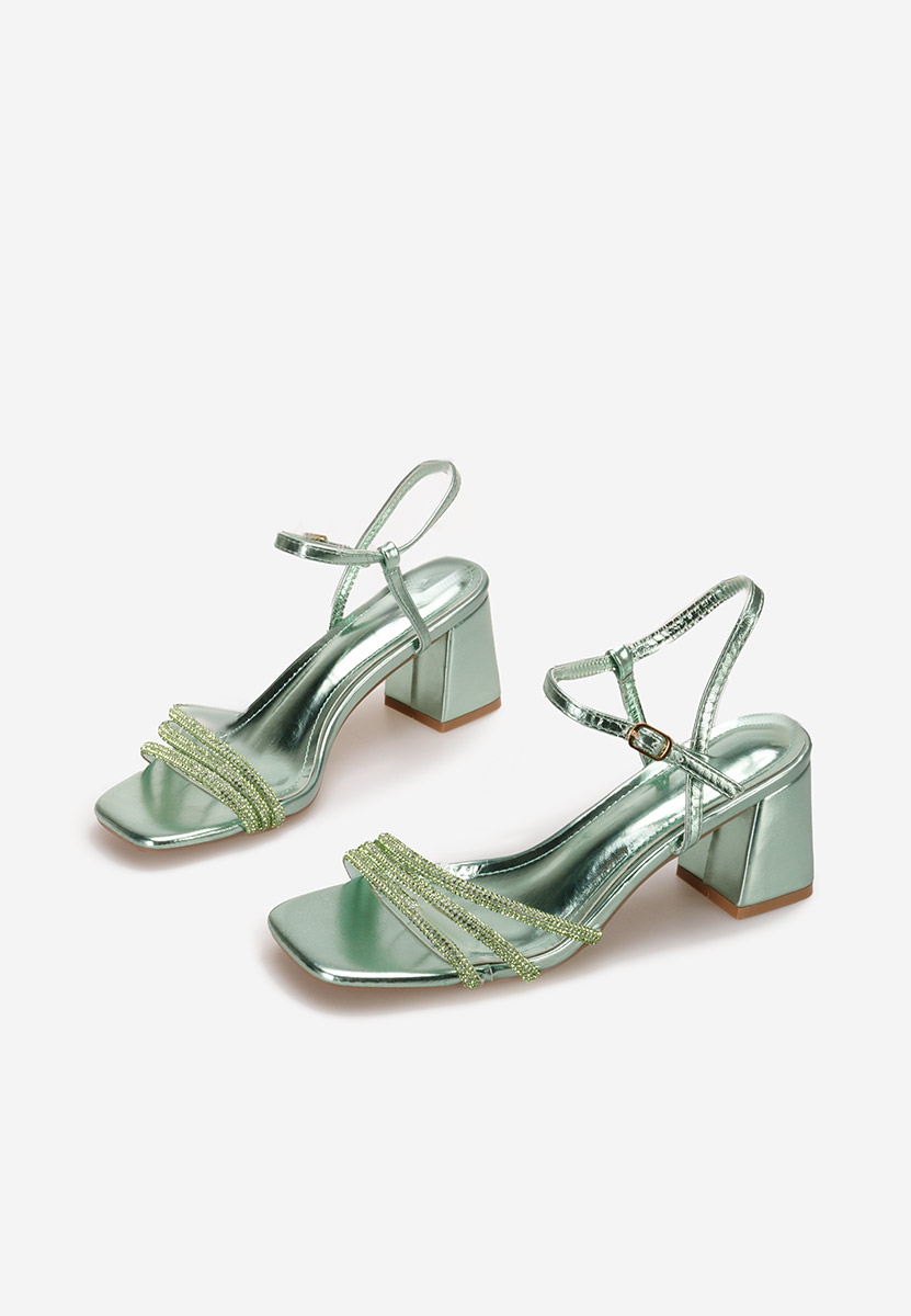 Sandale elegantne Mava zeleno