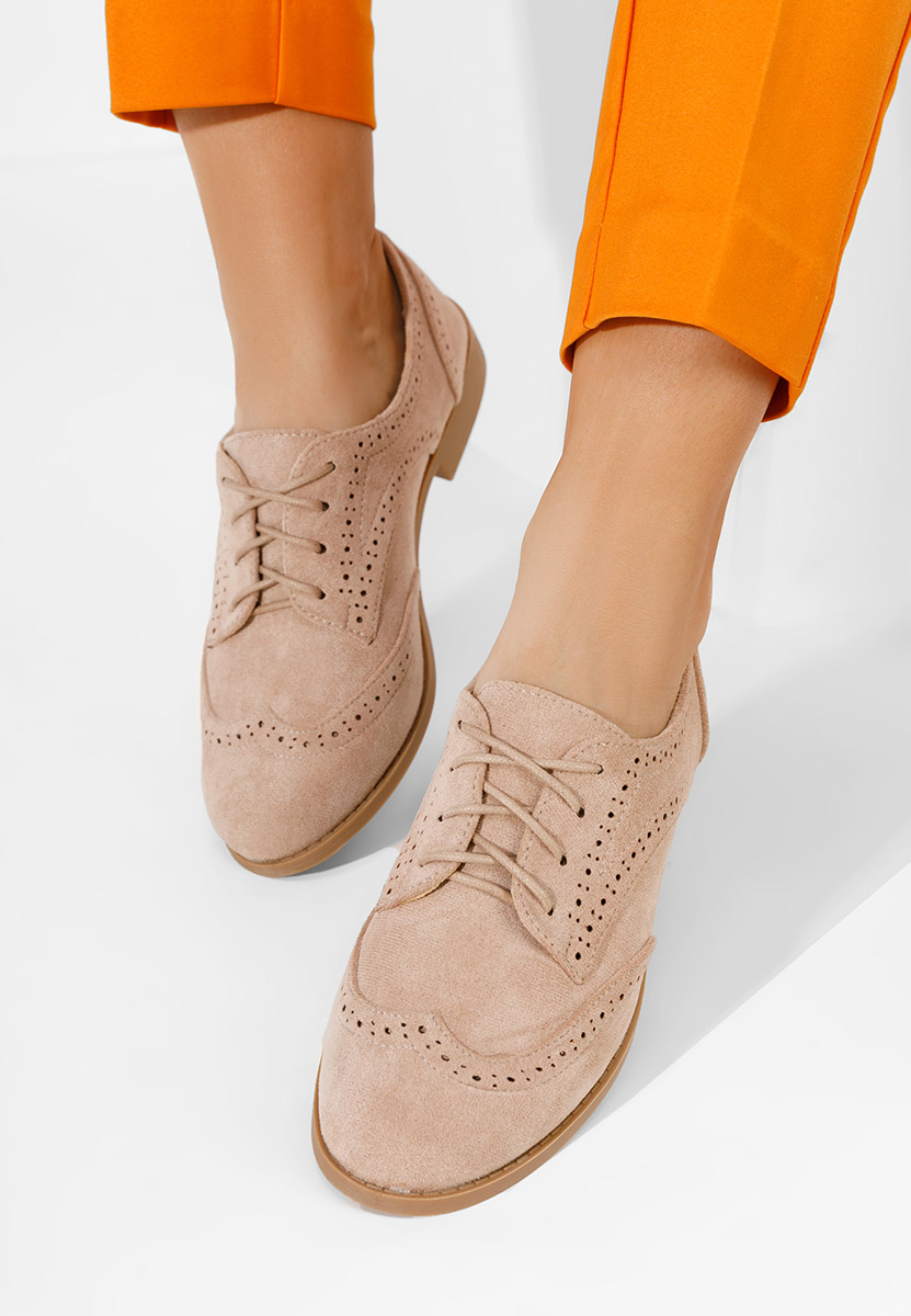 Ženske cipele oksfordice Rumelia kaki
