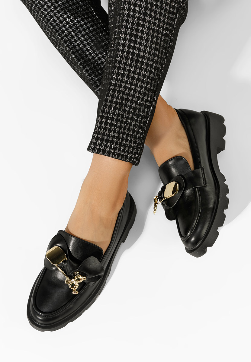 Ženske mokasinke Tervi V2 crno