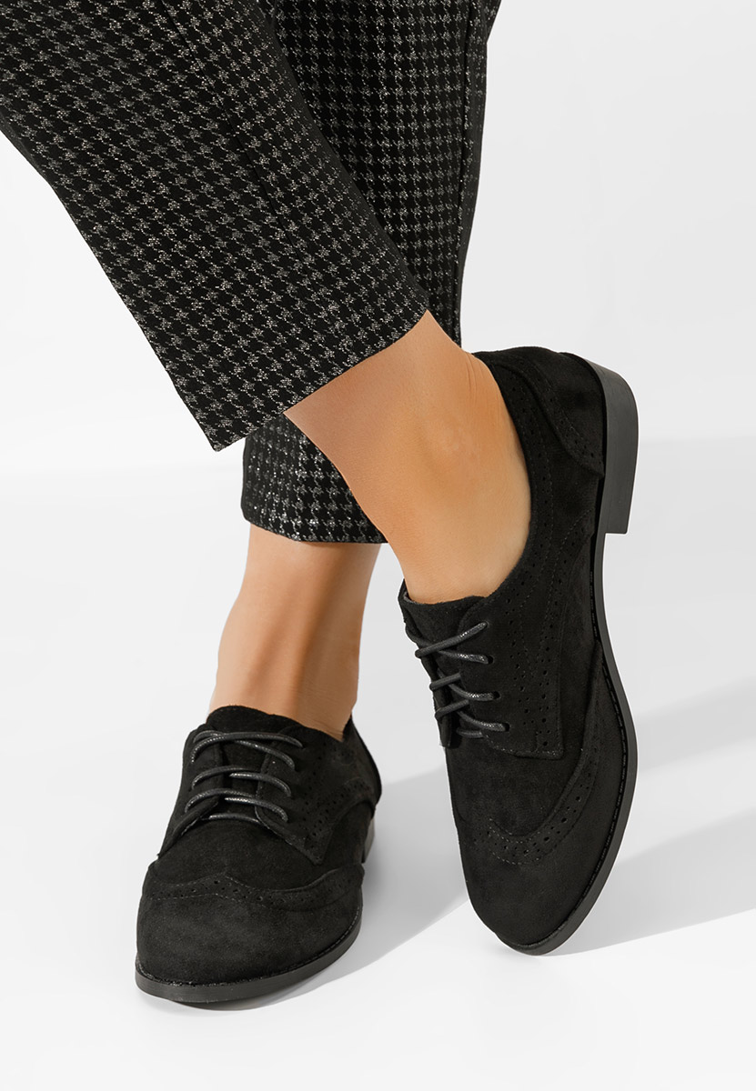 Ženske cipele oksfordice Rumelia crno