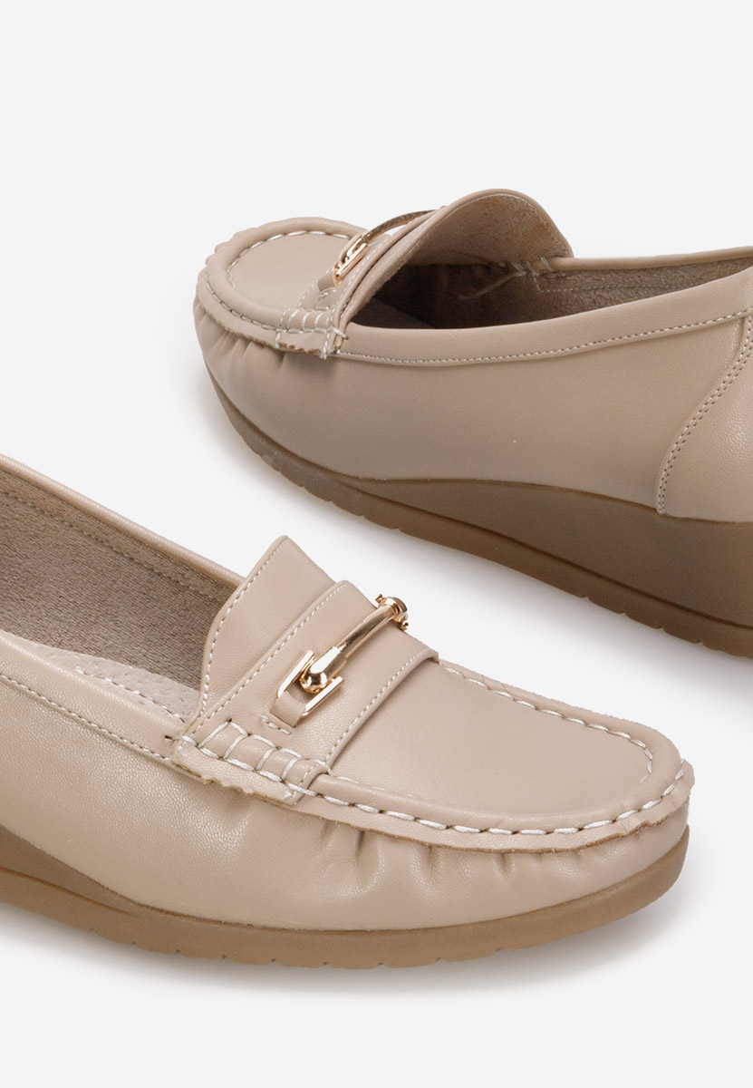 Ženske mokasinke Norasea bež