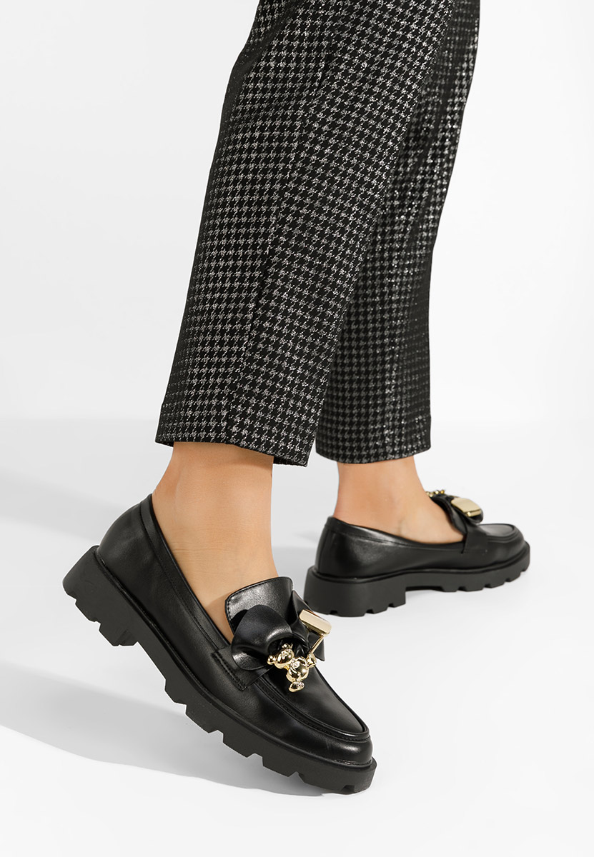 Ženske mokasinke Tervi V2 crno