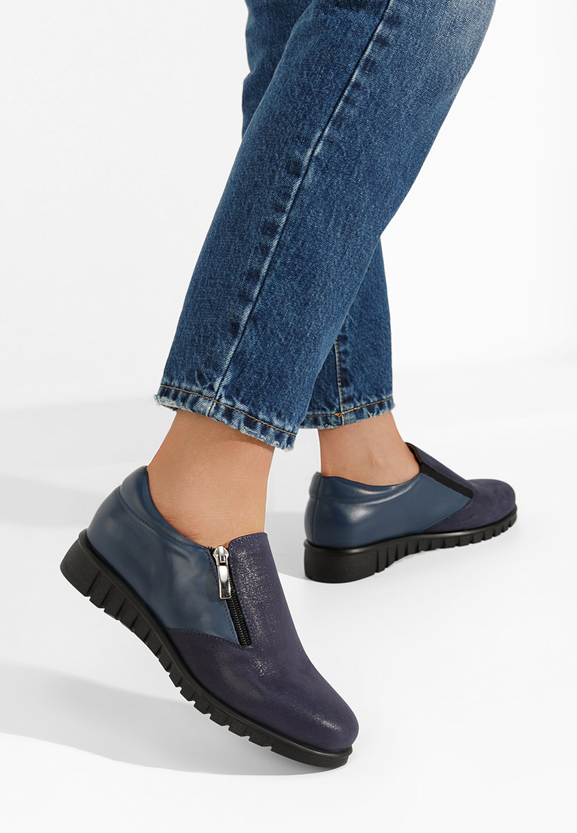 Cipele kozne casual Isola plavo navy