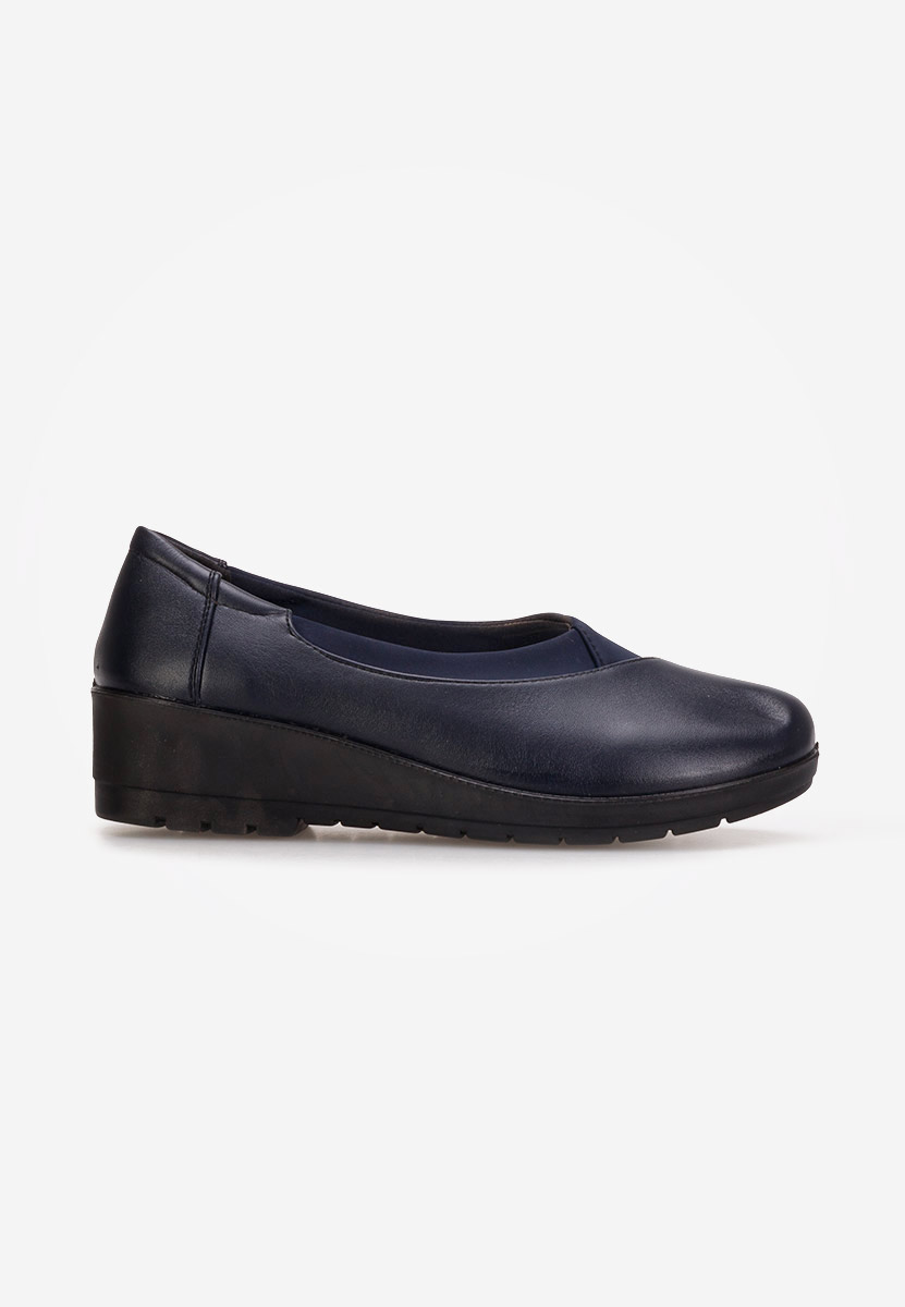 Mokasinke s platformom Iselda plavo navy