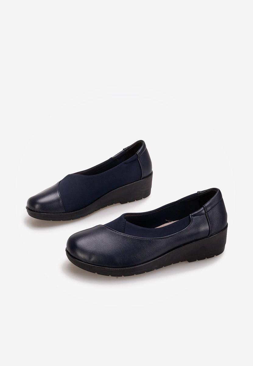 Mokasinke s platformom Iselda plavo navy