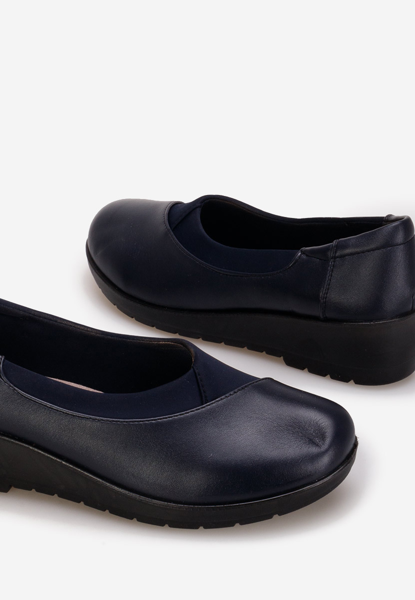 Mokasinke s platformom Iselda plavo navy