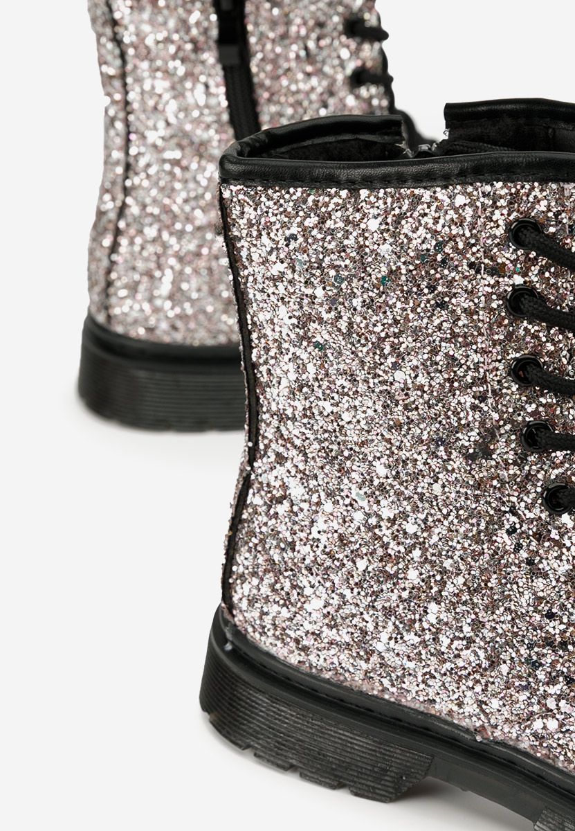 Gležnjače za djevojčice Annabel V2 srebrno