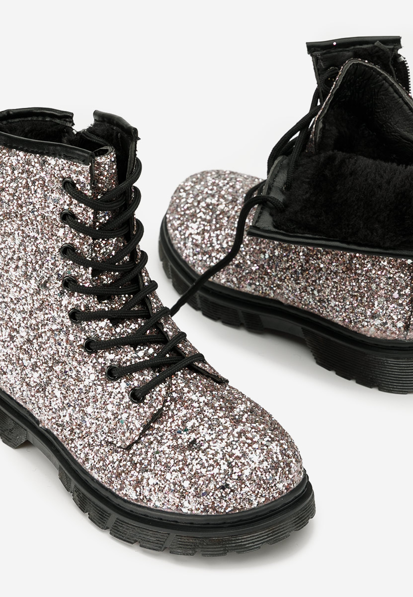 Gležnjače za djevojčice Annabel V2 srebrno