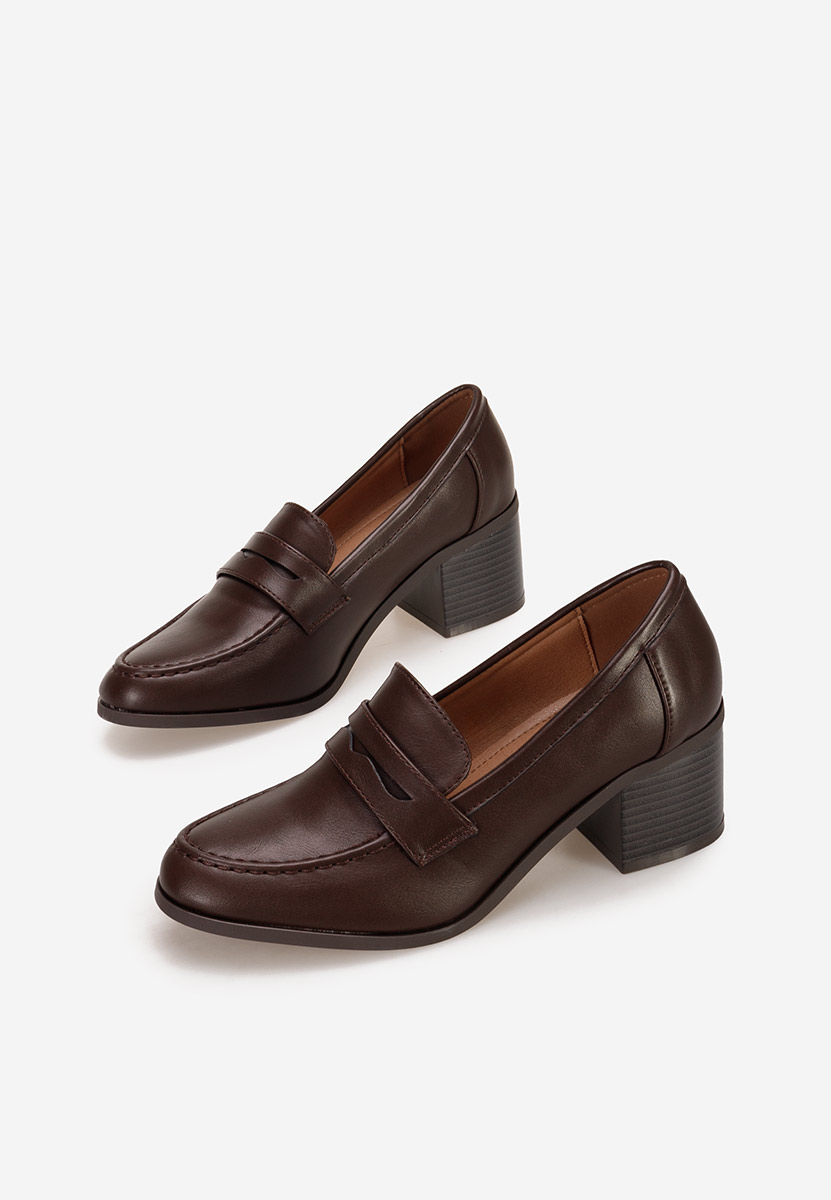 Loafers cipele Sereya braon