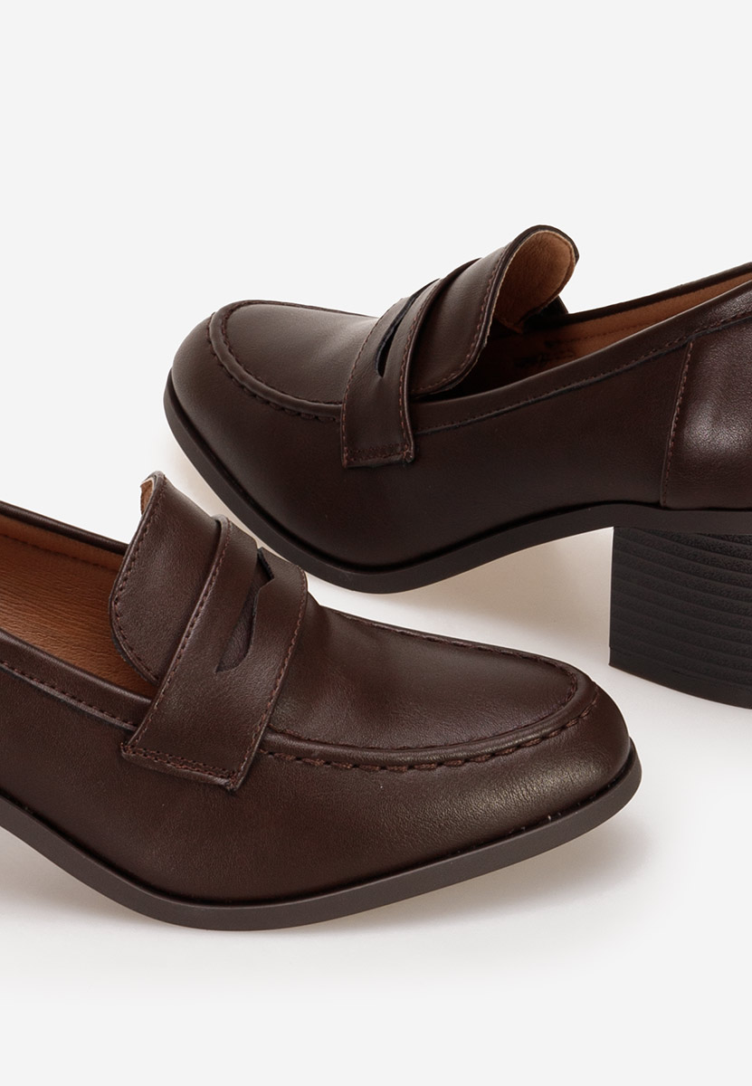 Loafers cipele Sereya braon