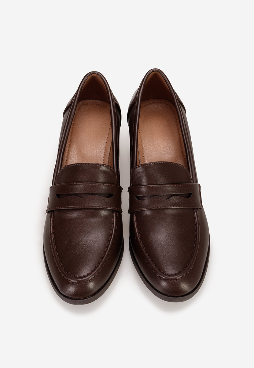 Loafers cipele Sereya braon