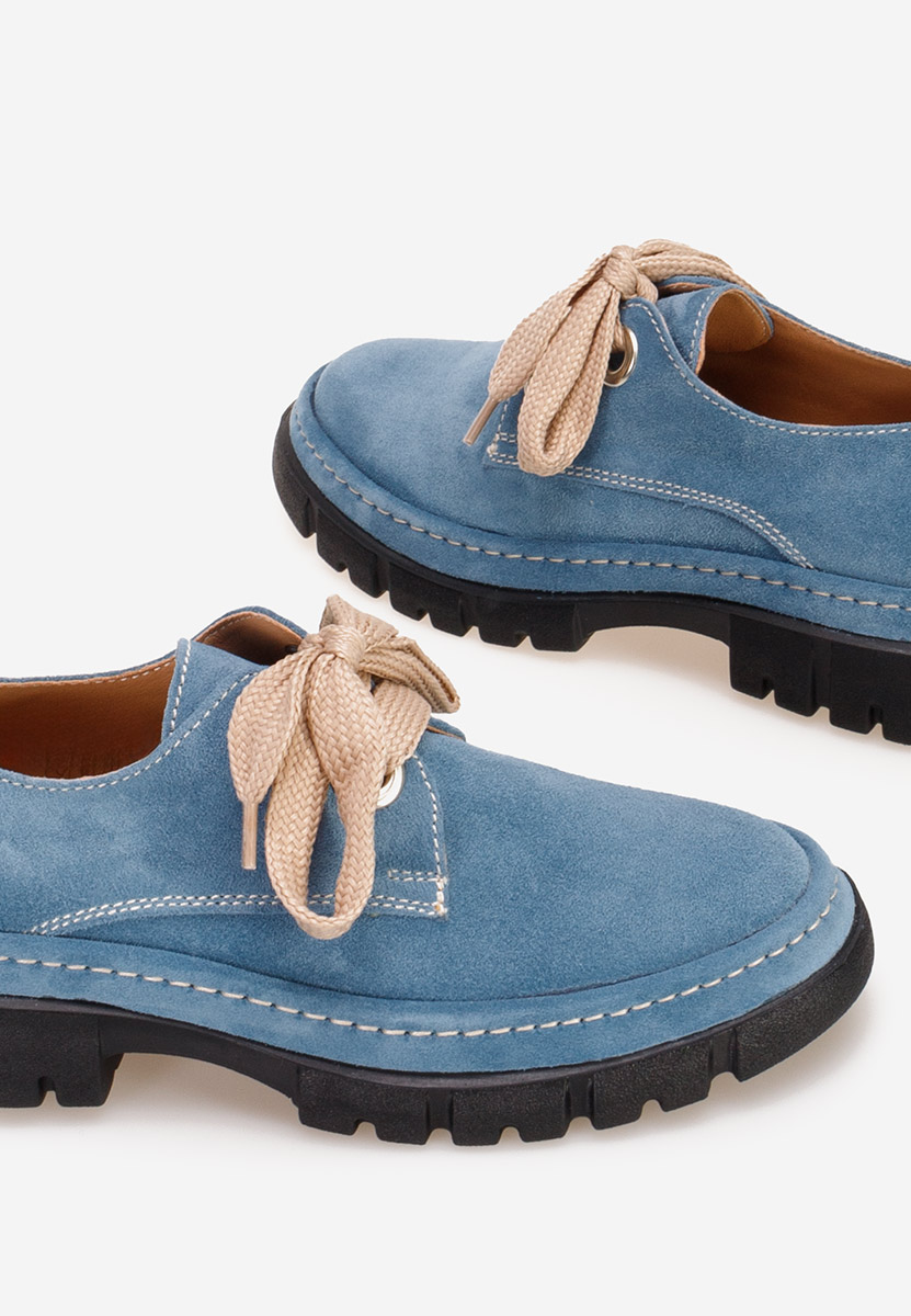 Cipele kozne casual Dasha svijetlo plavi