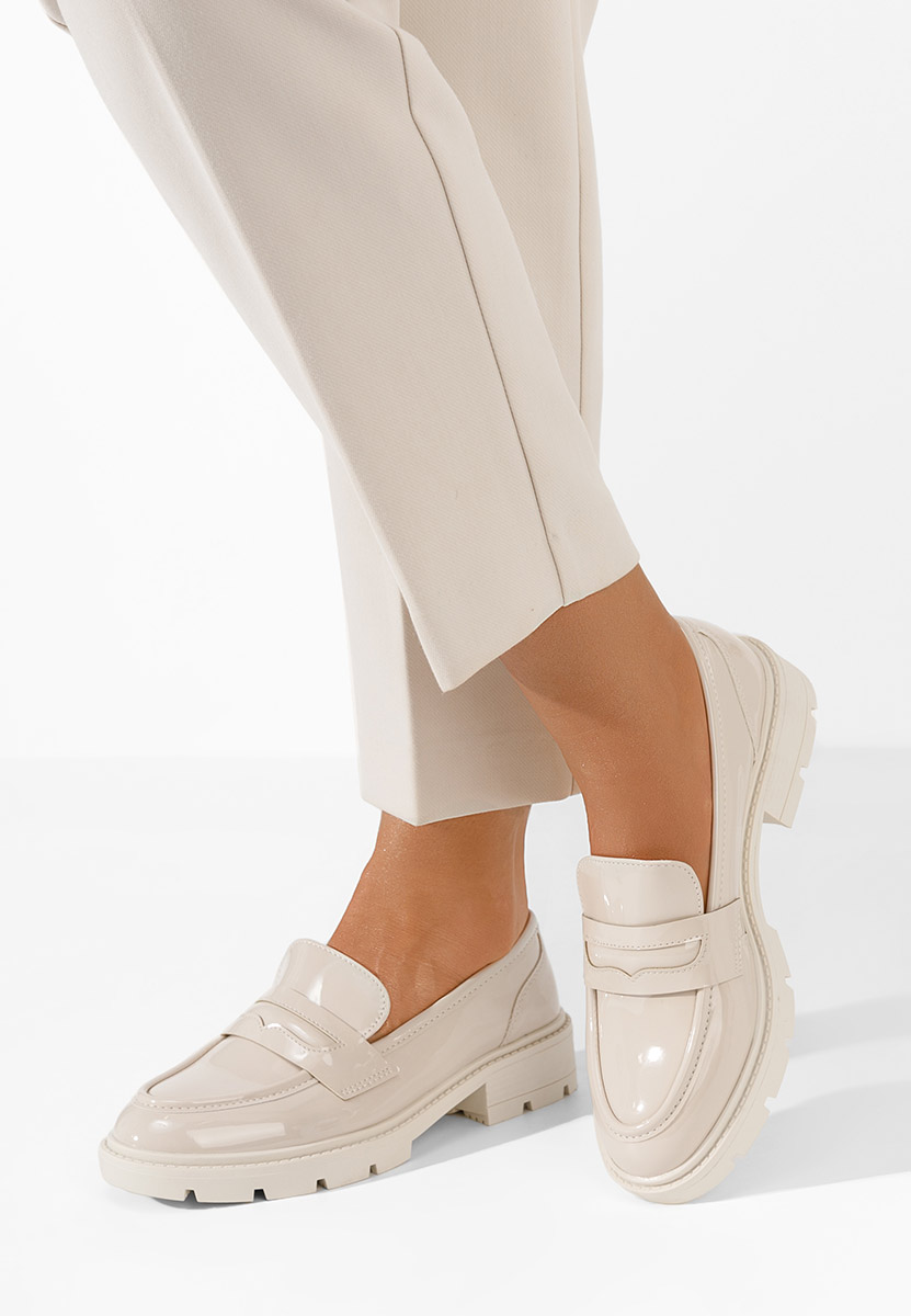 Mokasinke ženske Oprah bež