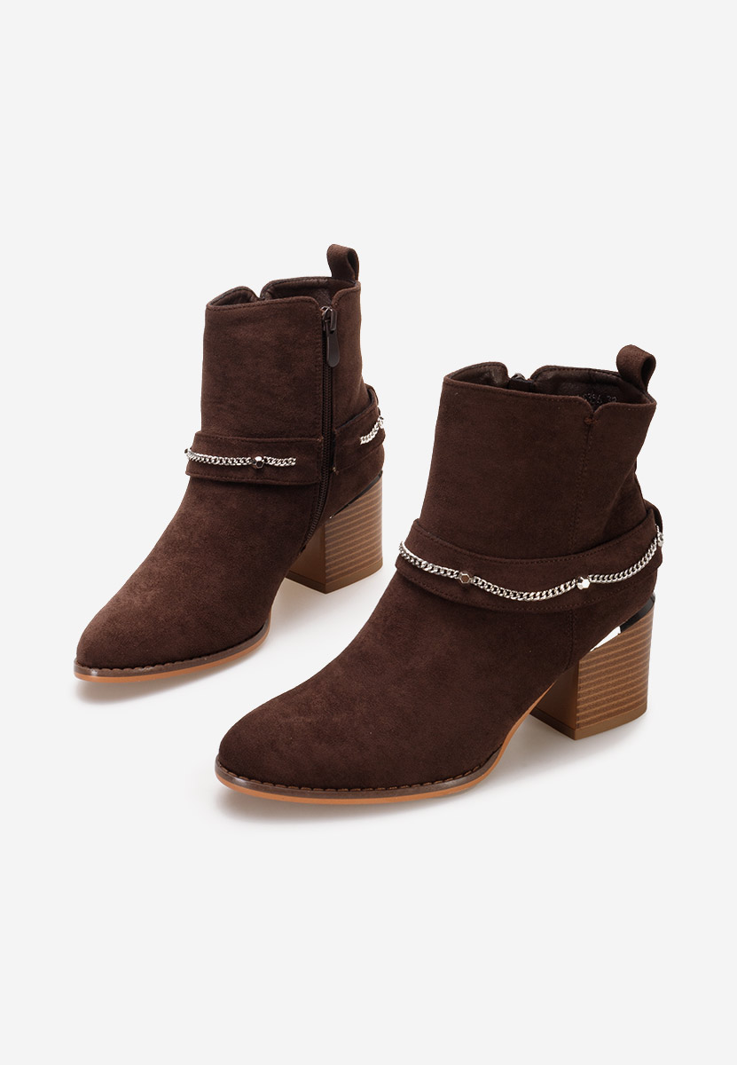 Elegantne gležnjače Katilea braon