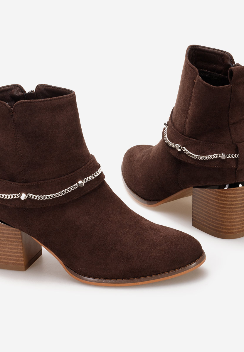 Elegantne gležnjače Katilea braon