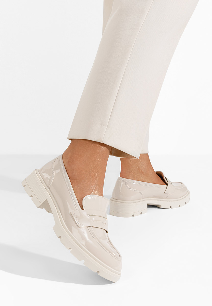 Mokasinke ženske Oprah bež