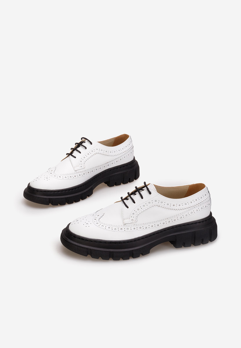 Cipele kozne casual Henise V3 bijele