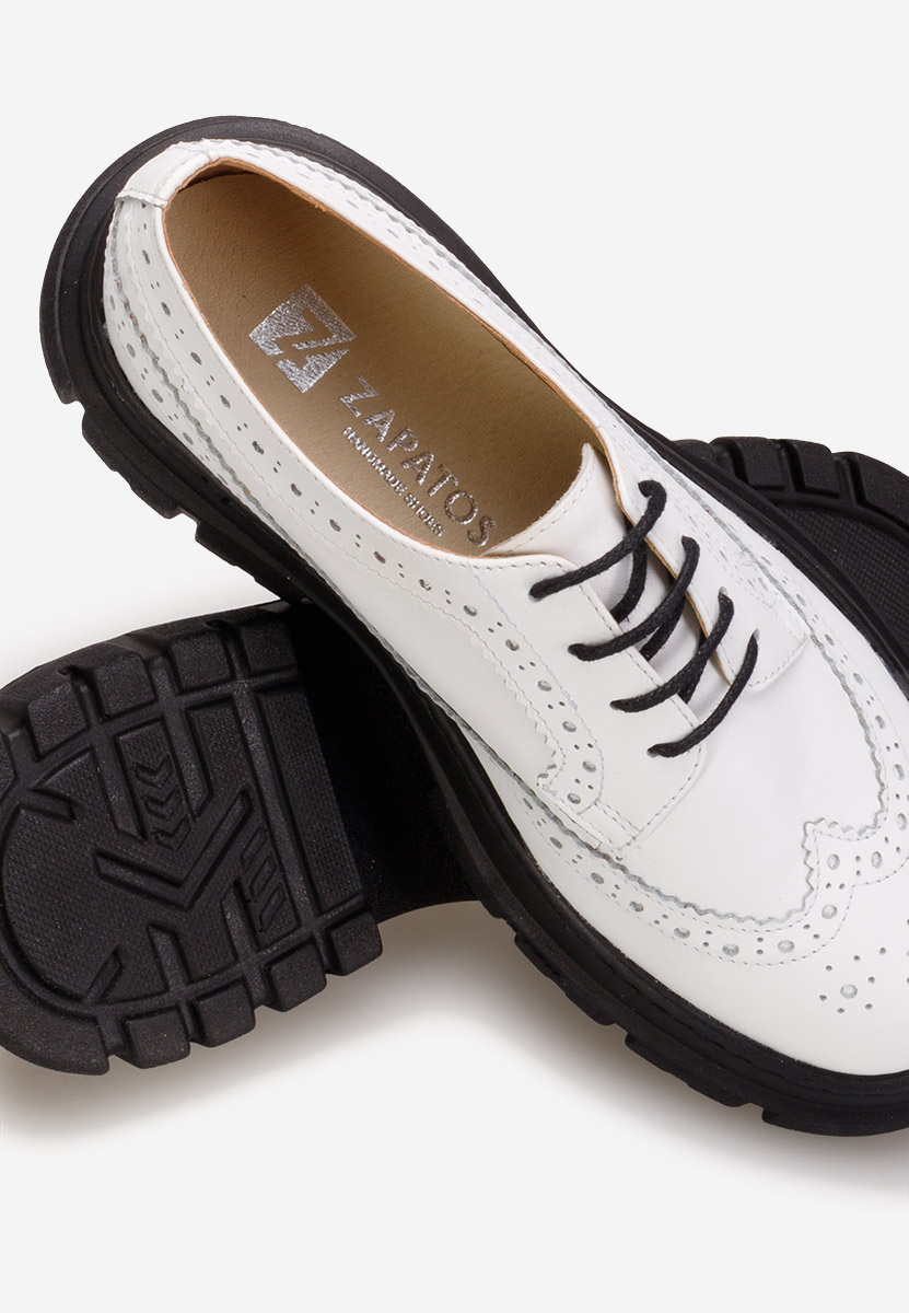 Cipele kozne casual Henise V3 bijele