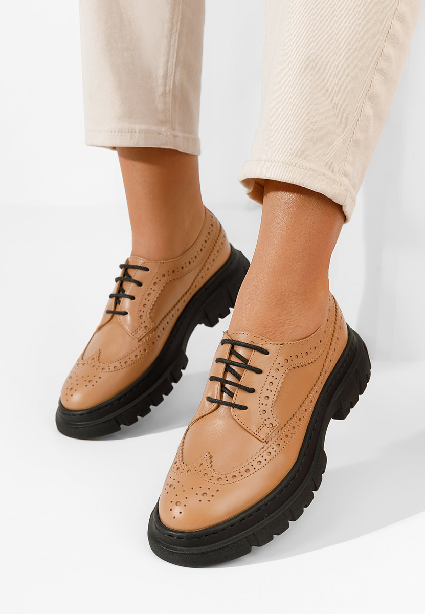Cipele kozne casual Henise braon
