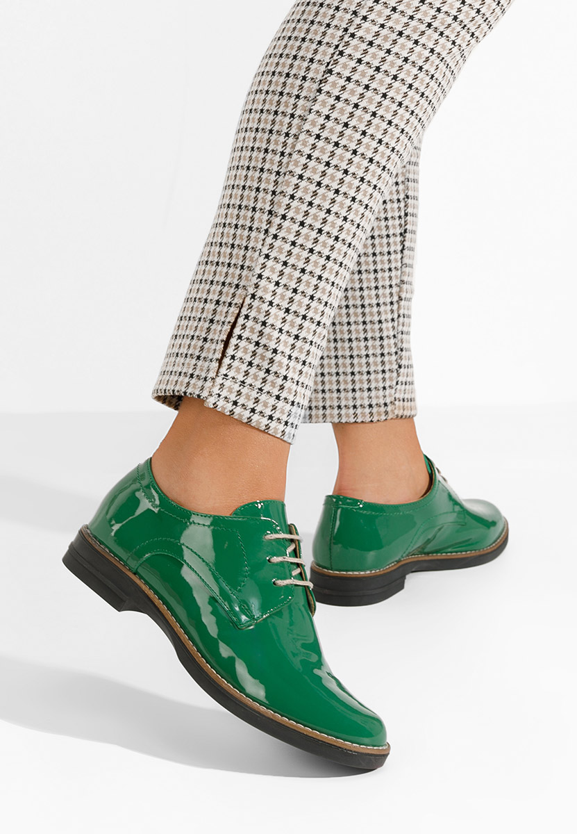 Kožne cipele derby Otivera V3 zeleno
