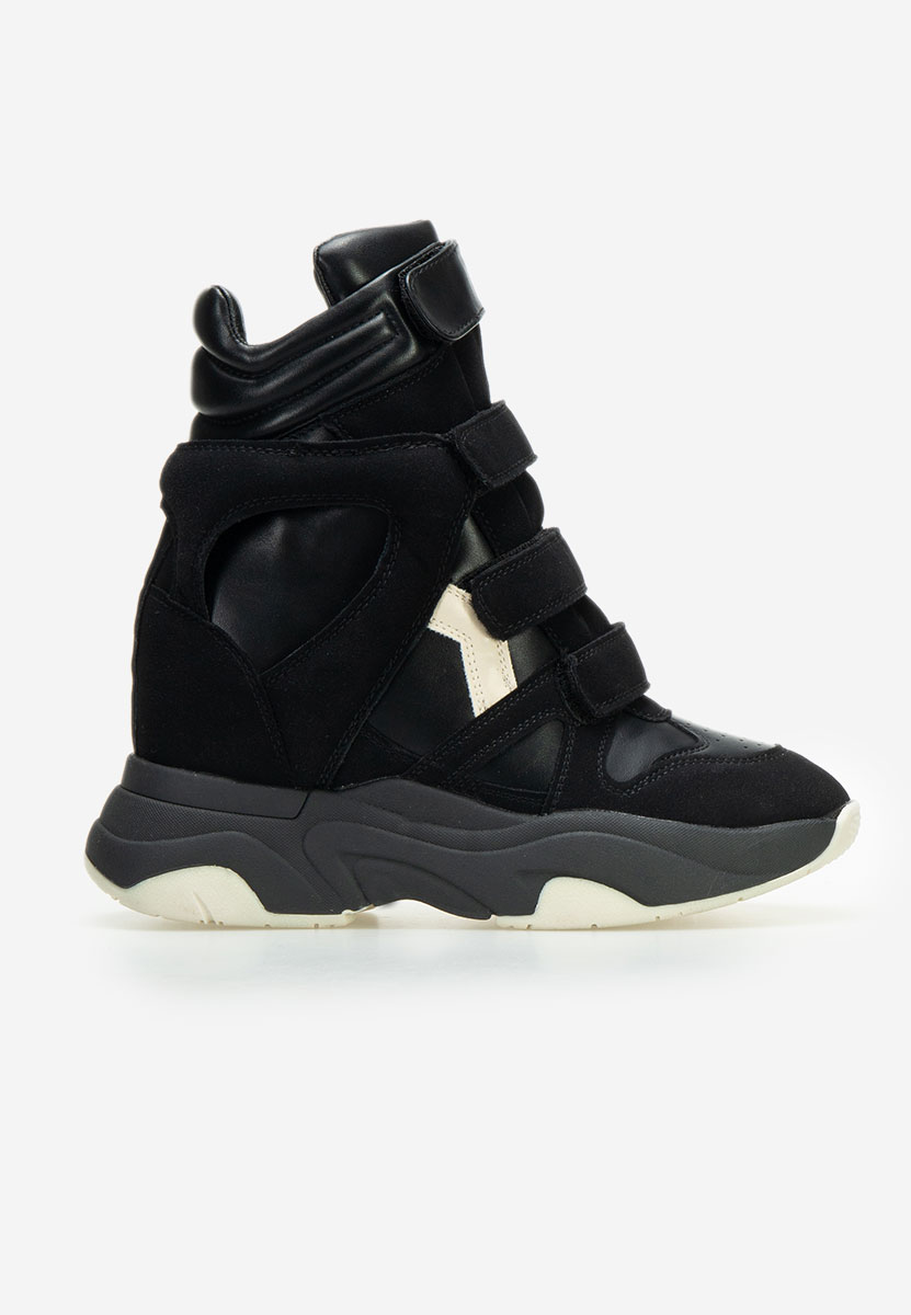 Sneakers s platformom Kata crno