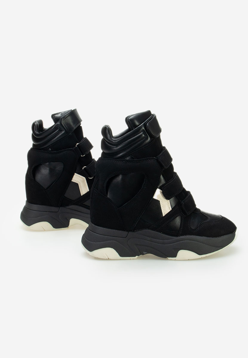 Sneakers s platformom Kata crno