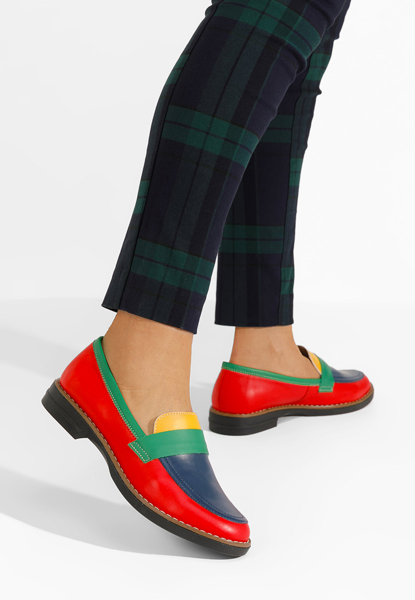 Mokasinke od prirodne kože Aleda Šareno