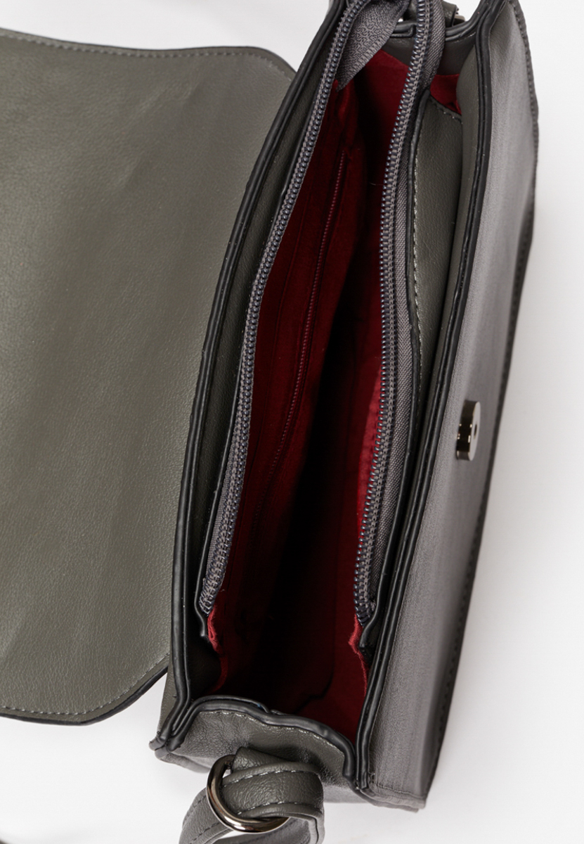 Torba za rame Easeful sivo