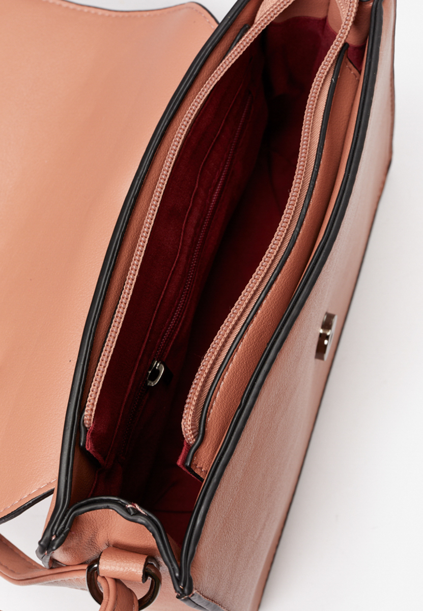 Torba za rame Easeful ružičasto