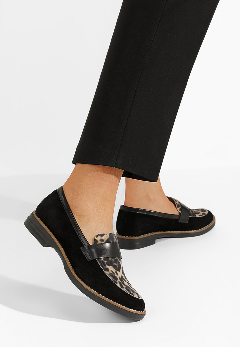 Mokasinke od prirodne kože Aleda leopardi