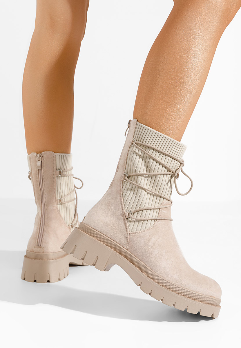 Ženske gležnjače Arlene bež