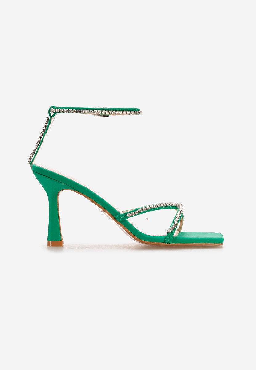 Sandale elegantne Zephyrine zeleno
