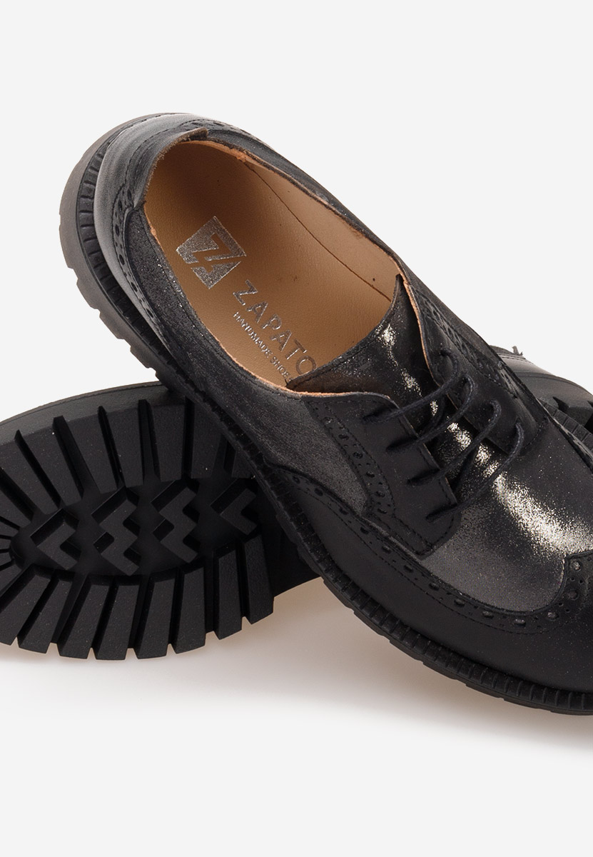 Ženske cipele oksfordice Flexa crno