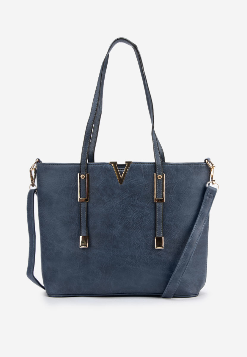 Torba za rame Alison plavo navy