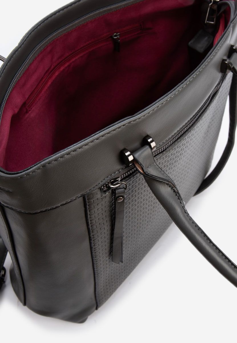 Ručna torba Seziana sivo