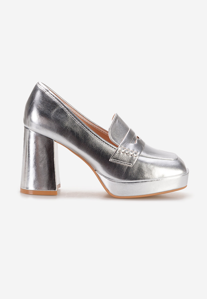 Loafers cipele Alidia srebrno
