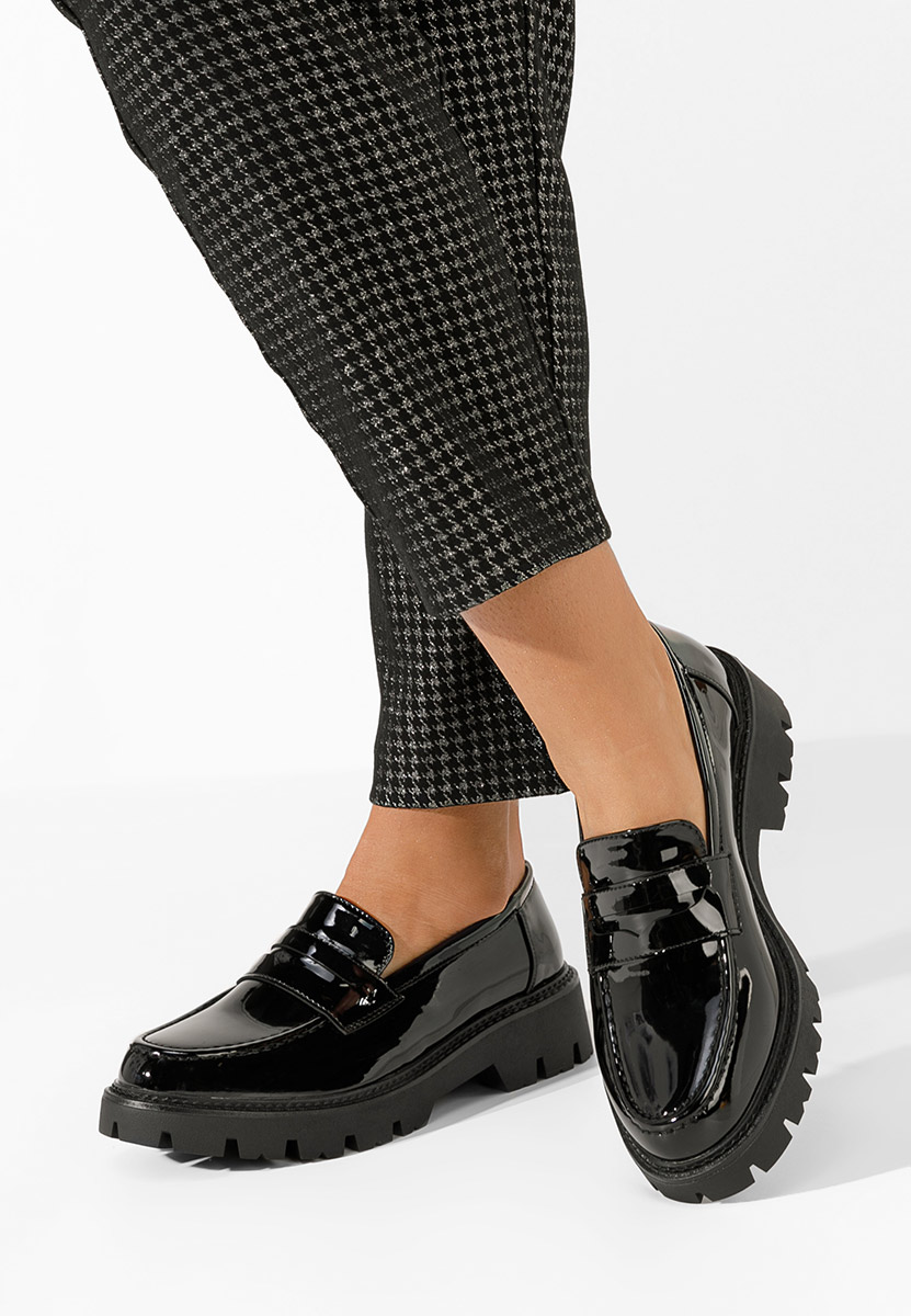 Mokasinke ženske Zampa crno