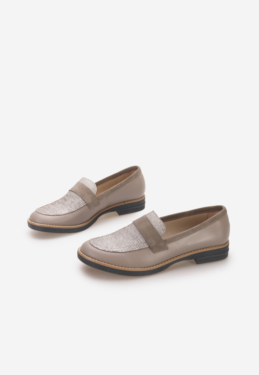 Mokasinke od prirodne kože Aleda bež