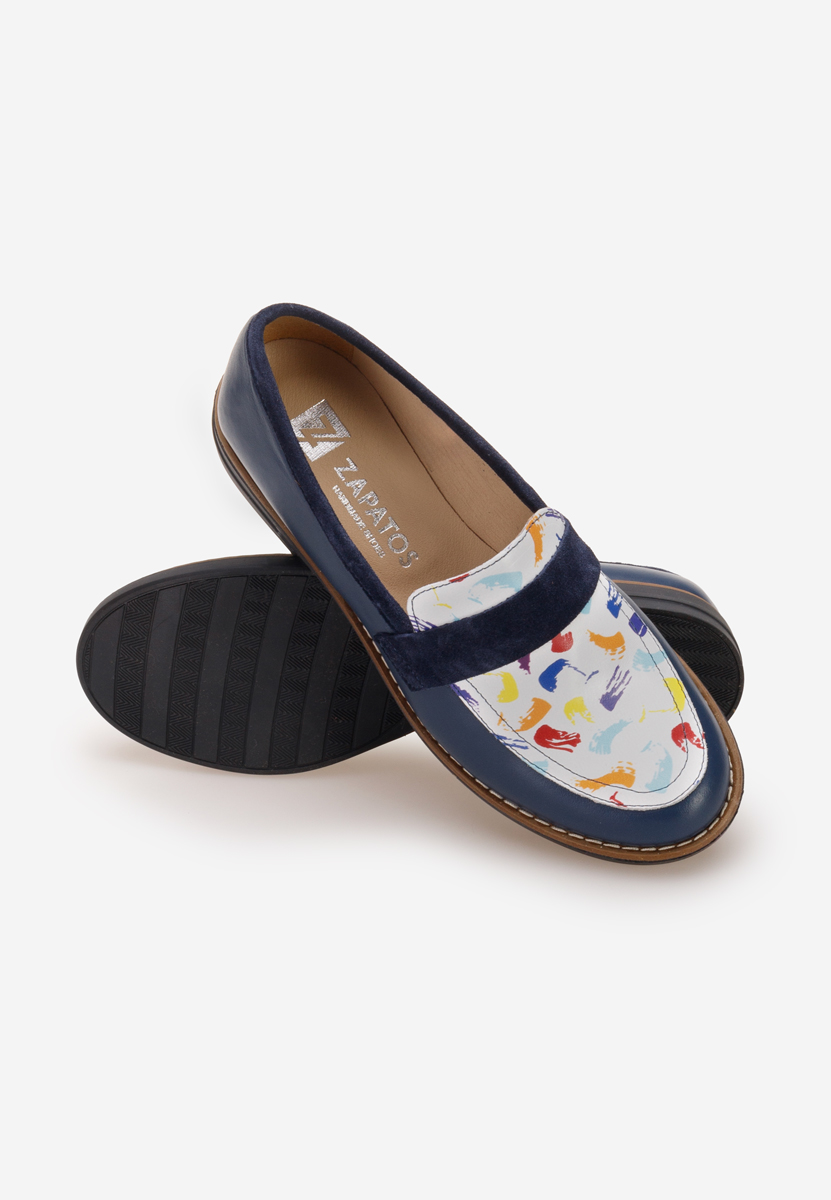 Ženske loaferice Aleda V4 plavo navy