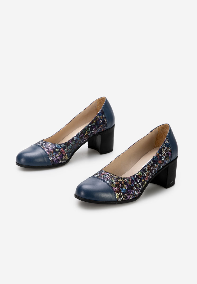 Kožne cipele na petu Judy V2 Šareno
