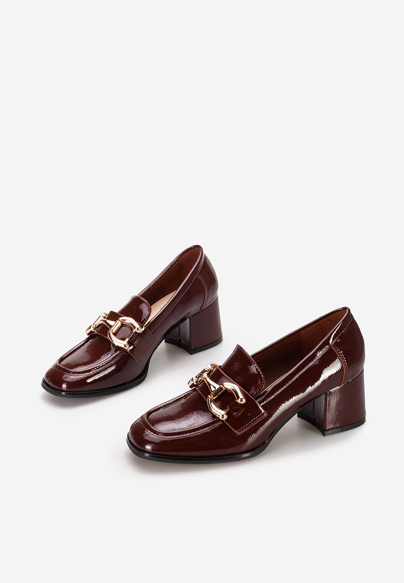 Loafers cipele Alyla vinsko crvena