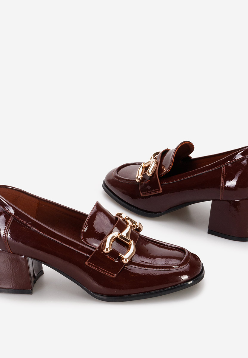 Loafers cipele Alyla vinsko crvena