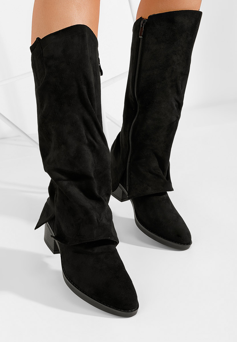 Čizme na petu Chandana crno